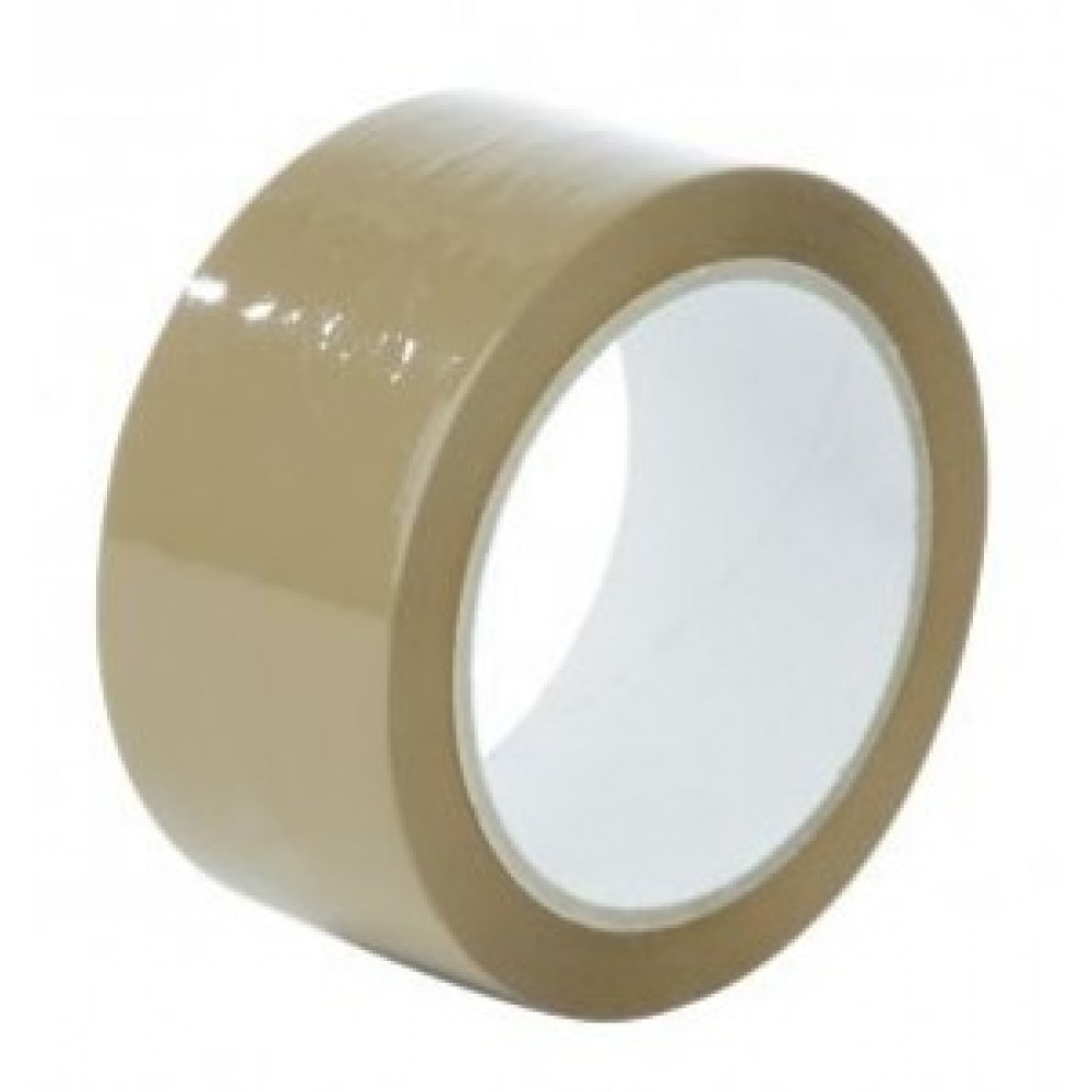Packaging Tape Vinyl Brown 48mm x 66m Pk6