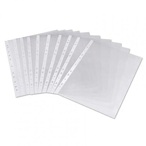 Pavo Plastic Pockets A4 Crystal Clear 60 micron  Pk100