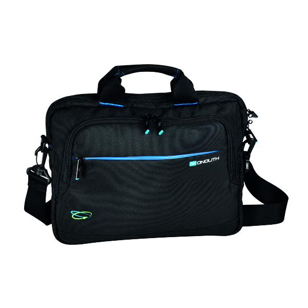 Monolith BLine 13in ChrmeBlack Brfcase