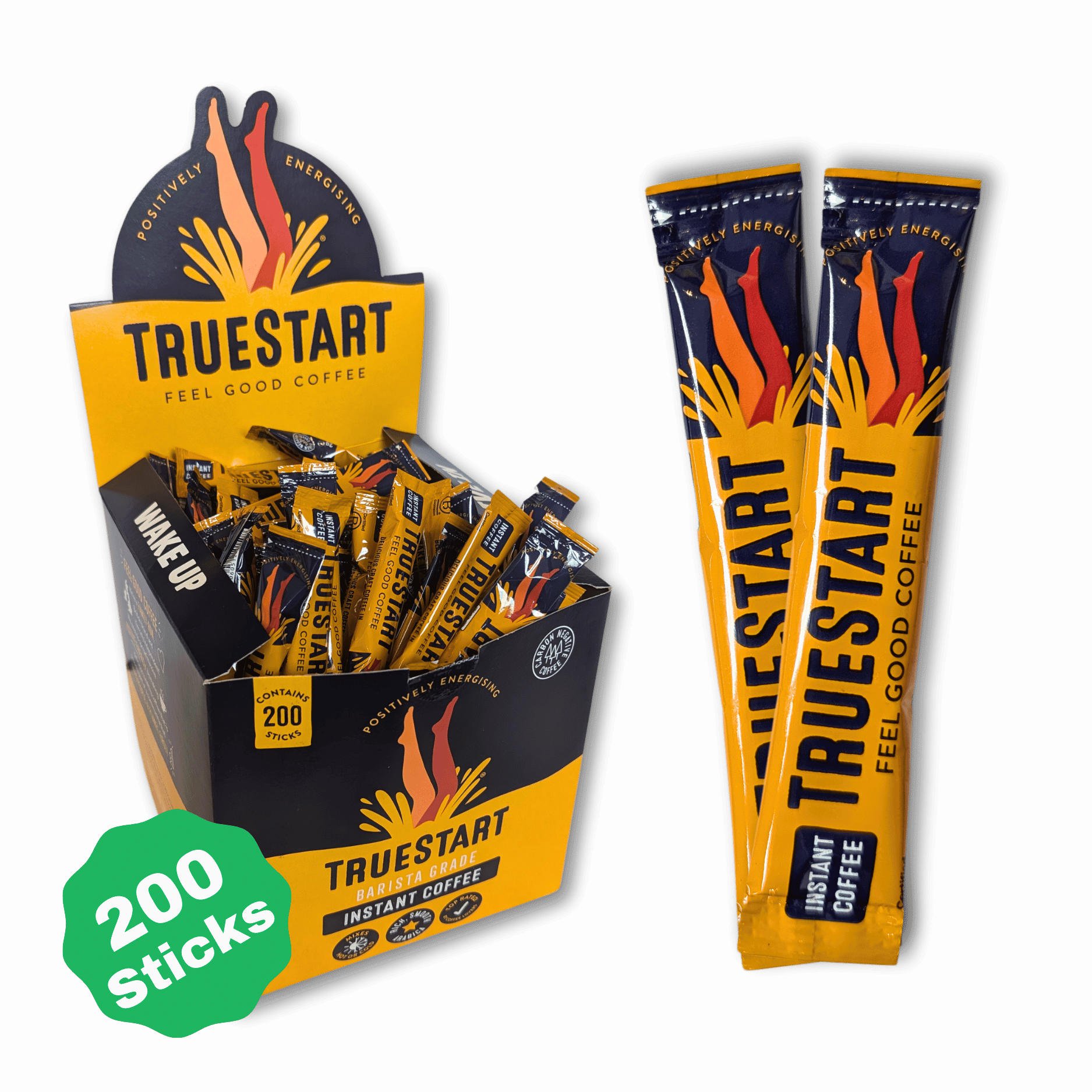 TrueStart Coffee Barista Grade Sticks [Pack of 200]