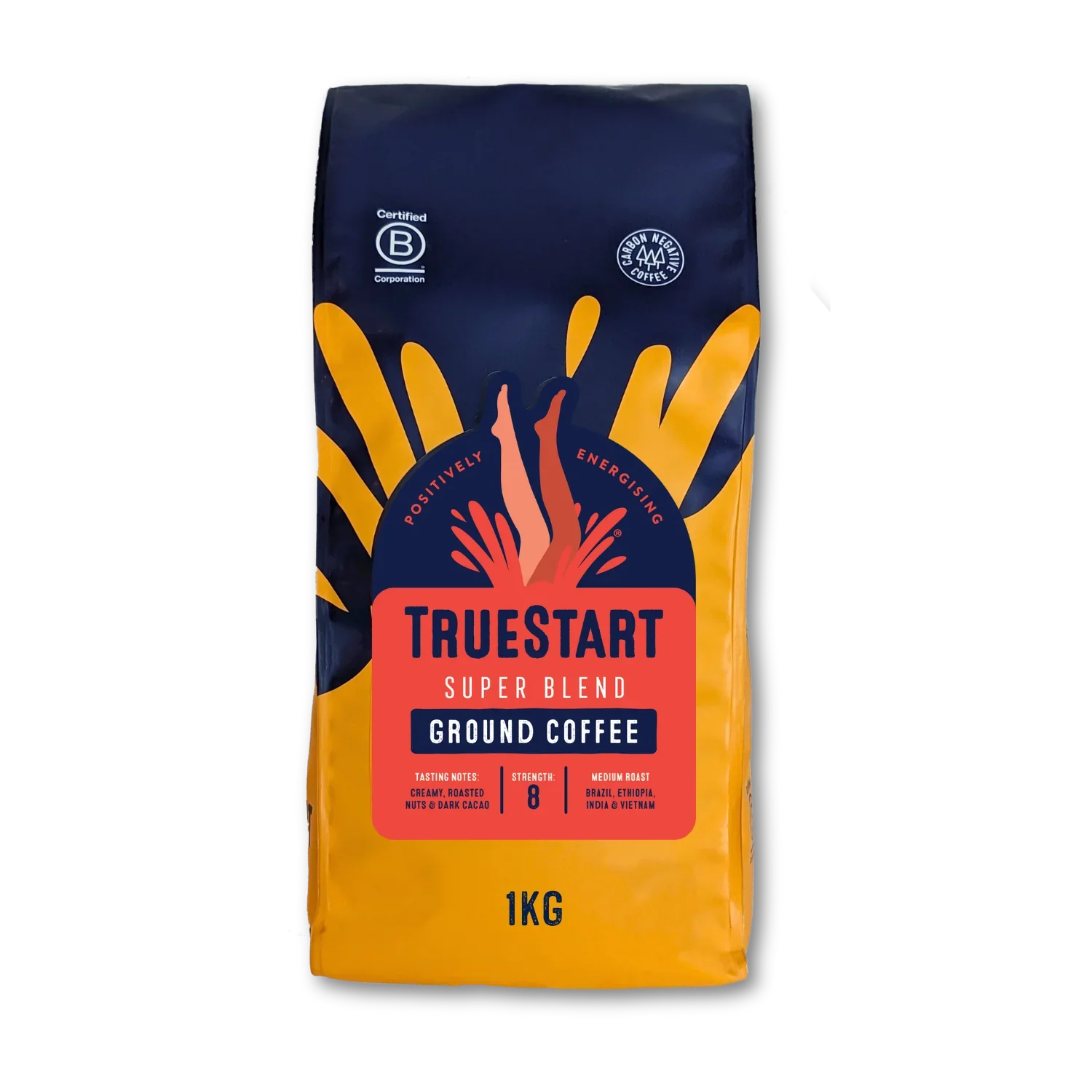 TrueStart Coffee Super Blend Ground 1kg