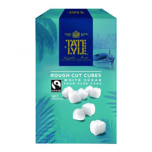 Tate and Lyle Rough-Cut White Sugar Cubes (Pack 1kg)