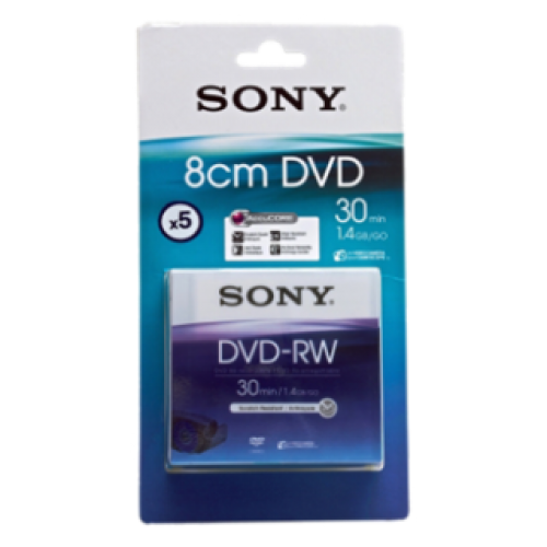 Sony 8cm Handycam DVD-RW 30Min 5Pack