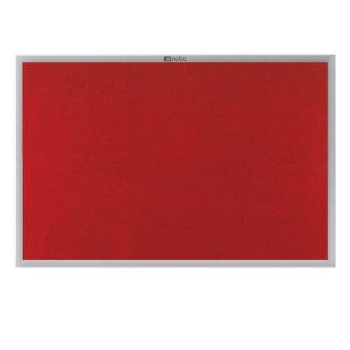 Nobo EuroPlus Noticeboard Felt 900x1200mm Red