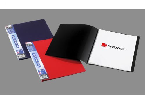 Rexel See and Store Book 20 Pocket Blue 10555BU