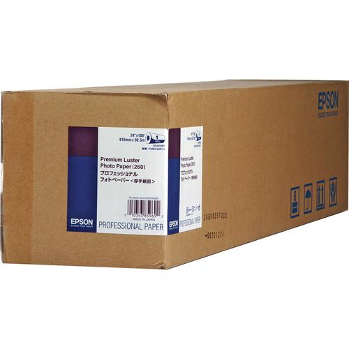 Epson Premium Lustre Photo Paper on a Roll 260gsm (24 inch/610mm x 30.5m) C13S042081