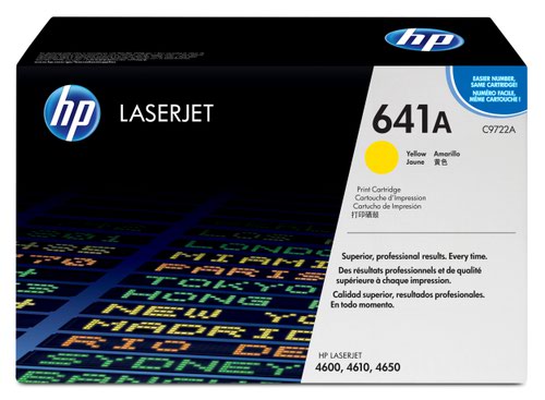 HP C9722A 641A Yellow Toner 8K