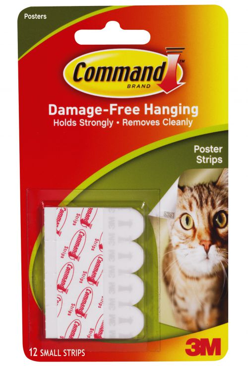 Command™ Poster Strips 17024OFUKN - 12 Strips per Pack