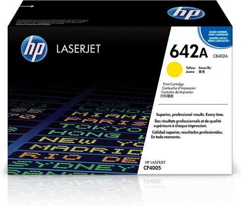 HP CB402A 642A Yellow Toner 7.5K
