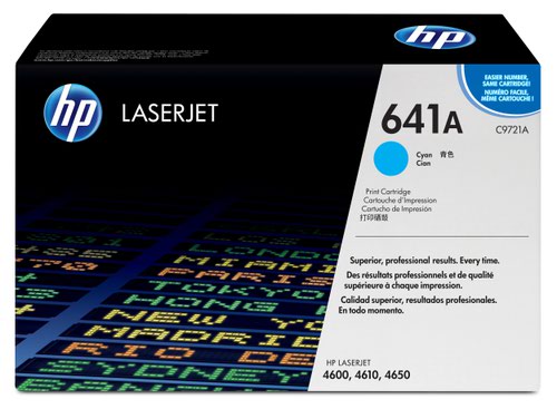 HP C9721A Cyan Toner LaserJet 4600 4650 8K