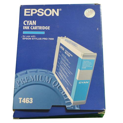 Epson T463 Cyan Ink Cartridge for Stylus Pro 7000/7000S C13T463011