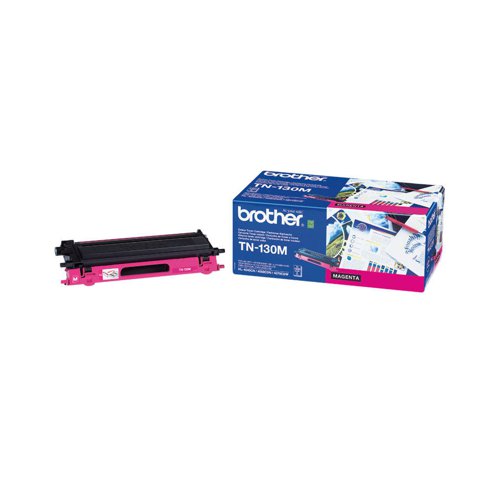 BRTN130M | With the Genuine Brother TN-130M Magenta Toner Cartridge, you can enjoy fast print speeds, increased productivity and high impact graphics every time you print. Formulated in line with Brother’s high design specification, the TN-130M cartridge can produce up to 1,500 vibrant, eye-catching pages.