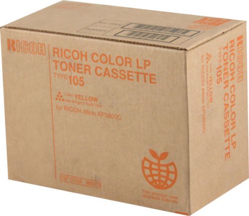 Ricoh AP3800 Yellow Toner Cartridge Type 105 888035