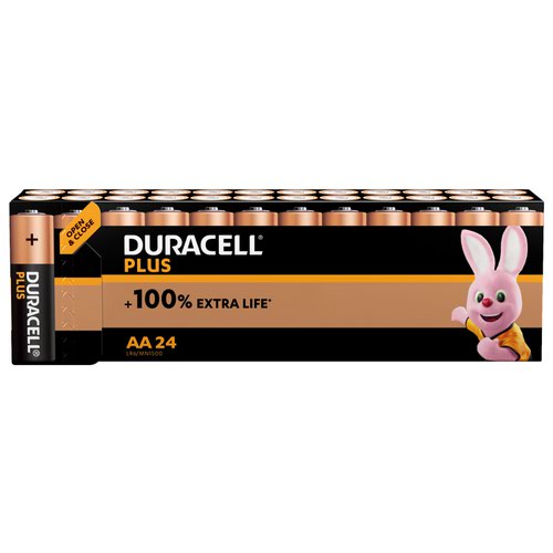 Duracell Plus Power AA Alkaline Batteries (Pack 24) MN1500B24PLUS