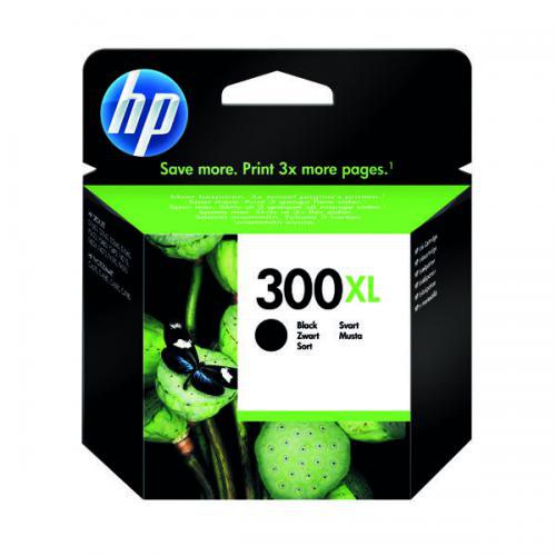 HP 300XL High Yield Black Ink Cartridge 600 pages - CC641EE