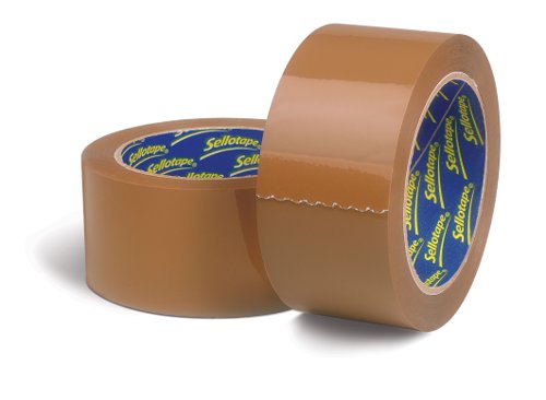 Sellotape Parcel Plus Packaging Tape 50mm x 66m Buff Adhesive Tape SE9353