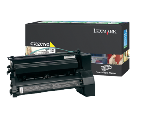 Lexmark C782/X782 15K Yellow Return Cartridge