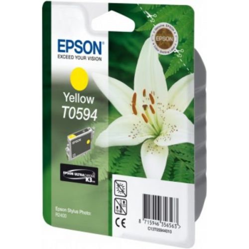 Epson T0594 Lily Yellow Standard Capacity Ink Cartridge 13ml - C13T05944010