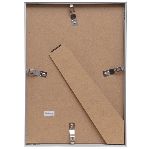 15859PA | The Photo Album Company Aluminium Frame. Brushed aluminium frame and glass front ideal for displaying photographs certificates and posters. Size: A4 (210x300mm).