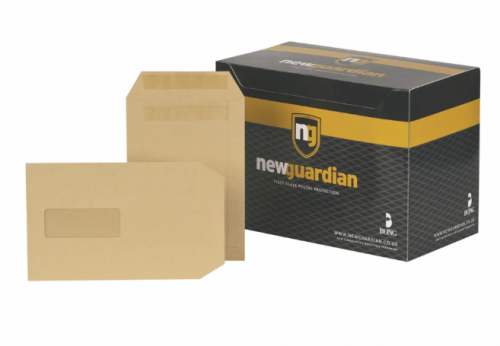 New Guardian Heavyweight Pocket SS Window Manilla C5 PK250