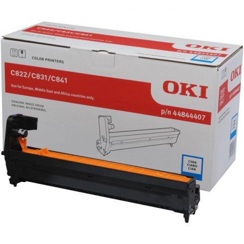 OK42918107 | Designed specifically for use with Okis Colour Printers. Configuration assists high-speed, single pass printing. Separate image drum for lower running costs. Compatible with C9600 and C9800 printers. 30,000 pages A4 average life. Cyan.