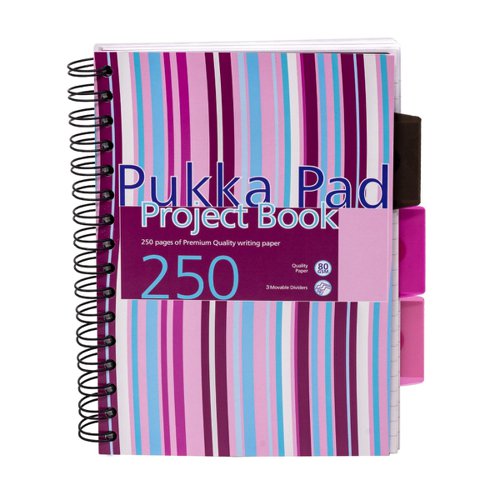 Pukka Pad Project Book A5 Assorted Pack 3