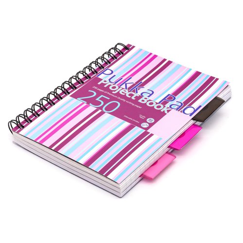 Pukka Pad Project Book A5 Assorted Pack 3