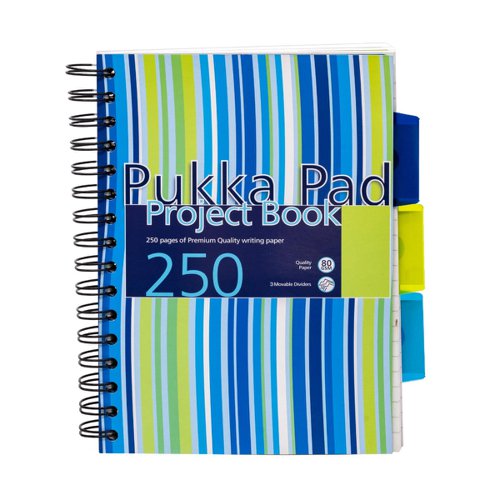 Pukka Pad Project Book A5 Assorted Pack 3