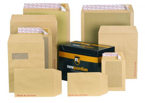 New Guardian Hvywght Brd-backed Window P&S Manilla C4 PK125