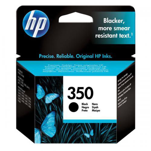 HP 350 Black Standard Capacity Ink Cartridge 5ml - CB335E