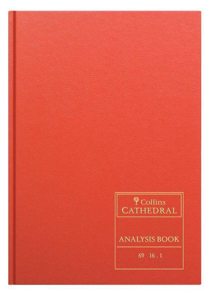 Collins Cathedral Analysis Book Cash Columns 96 Pages 69/16.1 811116/2