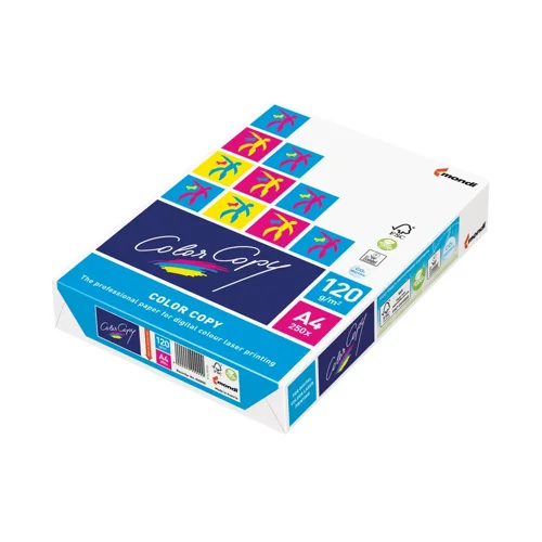 Mondi Color Copy Premium Super Smooth FSC Paper A4 120gsm White [Pack 250]