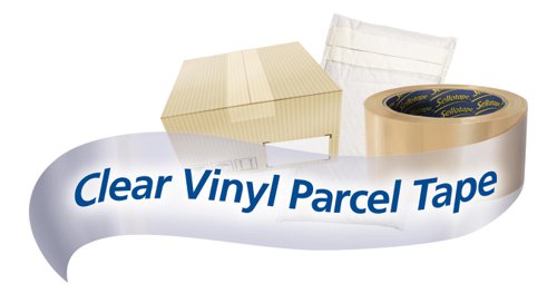 38035HK - Sellotape Parcel Plus Vinyl Waterproof Extra Strong Packaging Tape 50mm x 66m Clear (Pack 6) - 1445488