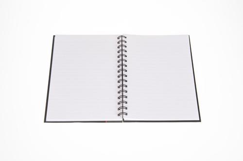 Collins Ideal Feint Ruled Wirebound Notebook A5 468W BLACK