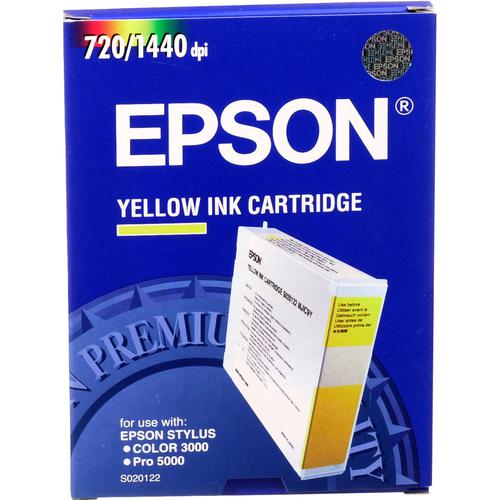Epson S020122 Ink Cartridge (Yellow) for Stylus Colour 3000/Pro 5000/Proofer 5000 Printers C13S020122