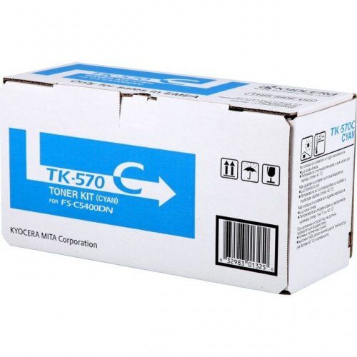 Kyocera TK570C Cyan Toner Cartridge 12k pages - 1T02HGCEU0