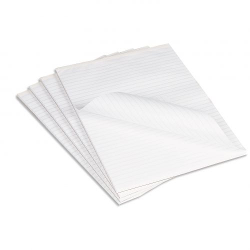 Sivine A4 Memo Pad Ruled 160 Pages White (Pack 10) - A4MEMOF