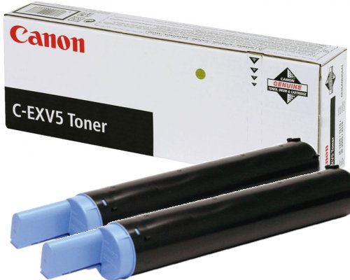 Canon EXV5 Black Standard Capacity Toner Cartridge Twinpack 2 x 7.8k pages (Pack 2) - 6836A002