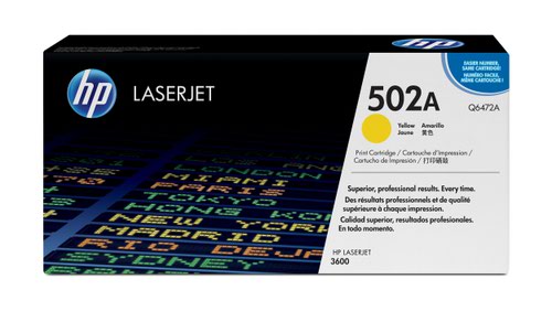 HP Q6472A 502A Yellow Toner 4K