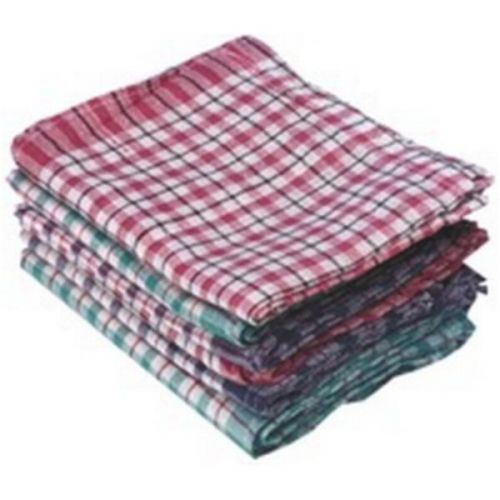 Robert Scott Tea Towel 460x680mm Check Assorted Colours (Pack 10) - 707129