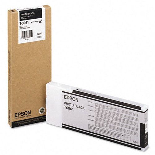 Epson T6061 Ink Cartridge - 200ml (Photo Black) for Epson Stylus Pro 4800/4880 C13T606100