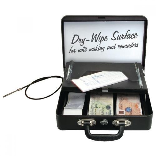 Helix Petty Cash Box with Organiser Coin Tray