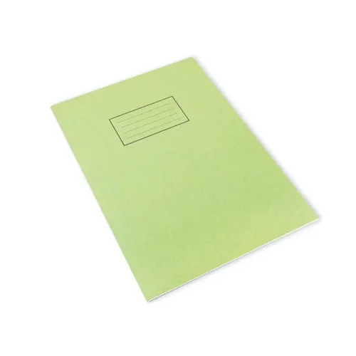 Silvine A4 Exercise Book Ruled Green 80 Pages (Pack 10) - EX110