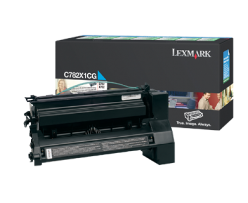 Lexmark C782/X782 15K Cyan Return Cartridge
