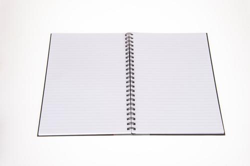Collins Ideal Feint Ruled Wirebound Notebook A4 6428W BLACK