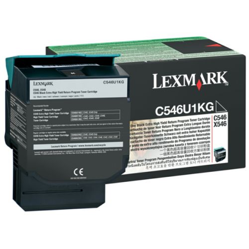 Lexmark C546 X546 Black Extra High Return Prog