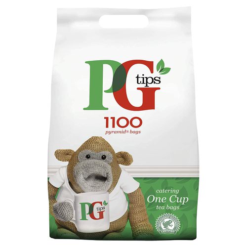 PG Tips One Cup Pyramid Tea Bags (Pack 1100)