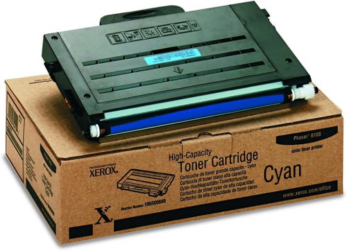 Xerox (Cyan) High Capacity Toner Cartridge (Yield 5,000 Pages) for Phaser 6100