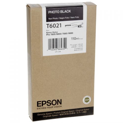 Epson C13T602100 T6021 Black Ink 110ml