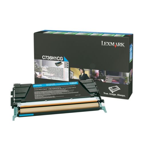 Lexmark C736/X736 Cyan Return Toner 10K